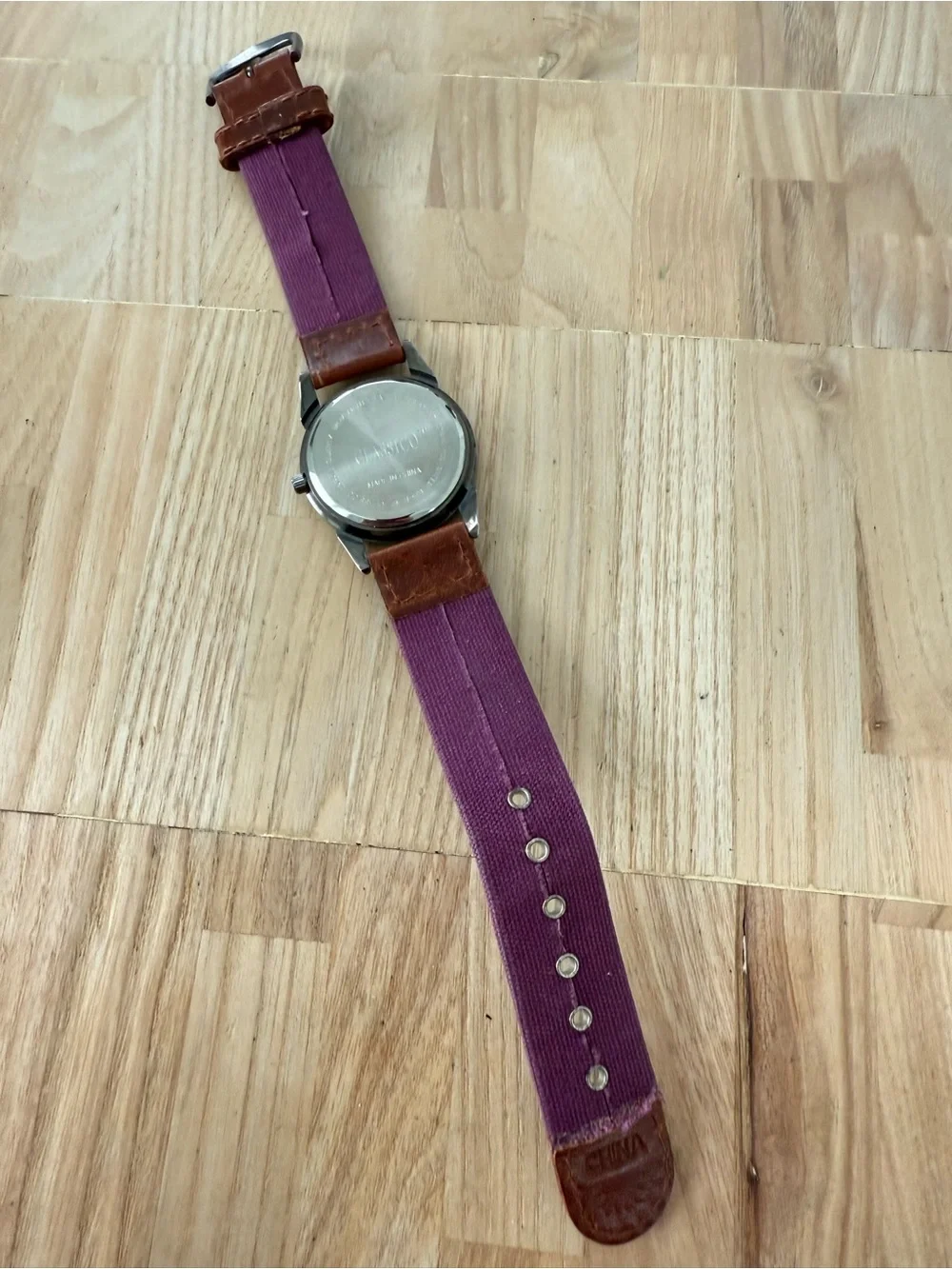 Vintage Arizona ladies southwestern style purple strap watch NEW BATTERY